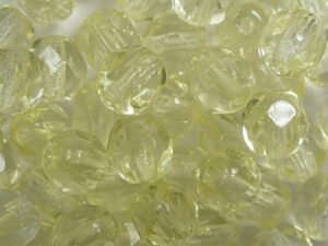 FP1-06-80110 Light Citrine Czech Glass Facet Firepolish 6 mm 25 stuks - Afbeelding 1