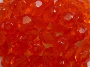 FP1-06-90040 Hyacinth Czech Glass Facet Firepolish 6 mm 25 stuks - Afbeelding 1