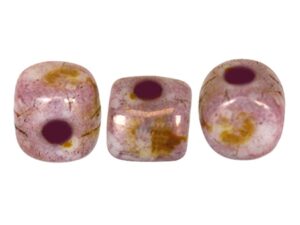 MIN-03000-15695 Opaque Mix Rose/Gold Ceramic Look Minos par Puca 10 gram