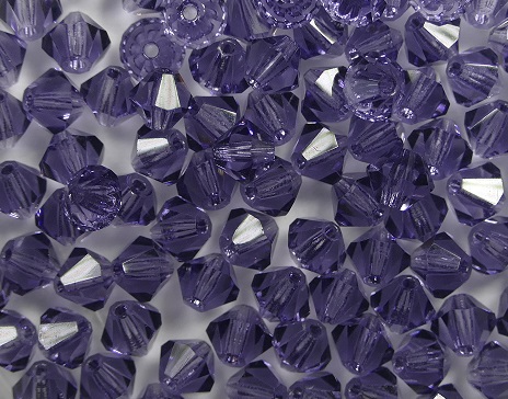04-mc-20500 4 mm CZ bicones tanzanite