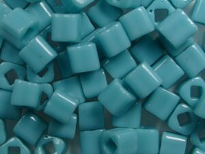 TC-04-0055 Opaque Turquoise 4 mm Toho Cubes