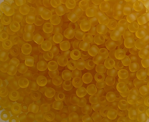 tr-11-0002bf toho rocailles transparent frosted med. topaz kleurnummer 2bf