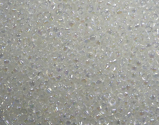 tr-15-0161 toho rocailles transparent rainbow crystal kleurnummer 161 TR-15-0161 Transparent Rainbow Crystal
