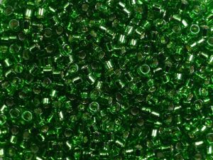 TT-01-0027B Silver Lined Grass Green TOHO Treasures 11/0 - Afbeelding 1