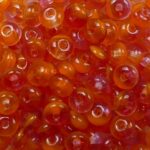 0060124 czech glass rondelle 4×2 mm crystal orange