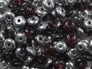 0080703 Dark Amethyst Labrador Rondelle 80 Pc.