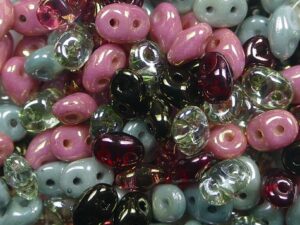 SD-mix104 Antique Roses Matubo SuperDuo 10 gram - Afbeelding 1