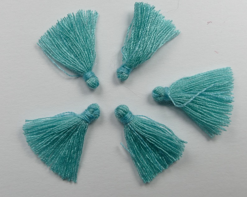 TS-JA tassel, kwastje 1,7 cm jade