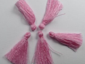 TS-RO Tassels, katoenen kwastje 1,7 cm Rose 4 Pc.