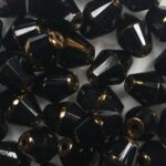 0010495 8×6 mm special cut bicone Jet bronze
