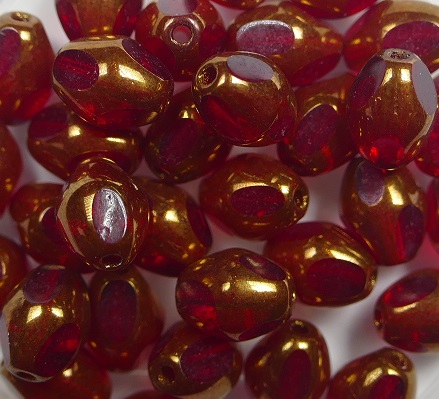 0050291 8x6 mm special cut olive siam ruby bronze