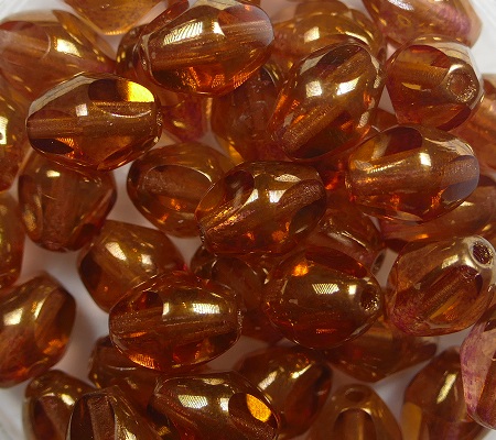 0070436 8x6 mm special cut olive light peach bronze