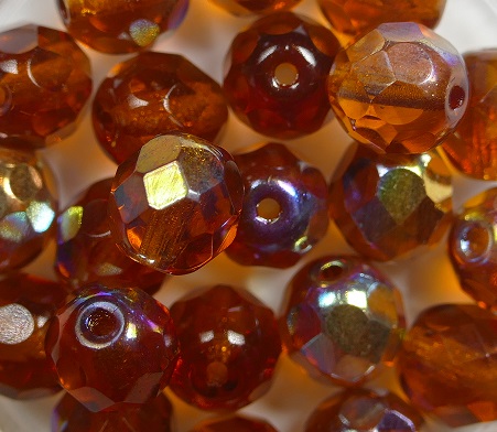 fp1-08-10080-28701 8 mm firepolish dark topaz AB
