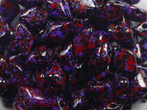 GD-23980-24407 Jet Berry Confetti Matubo GemDuo 10 gram - Afbeelding 1