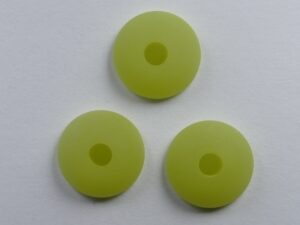 Pol-hr10-27 10 mm Polaris halfronde kraal, light kaki