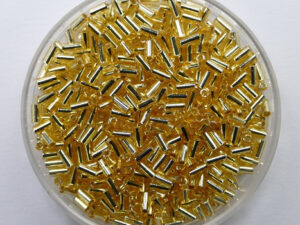 M-BGL-3-0003 Silverlined Gold Miyuki Bugles 3mm