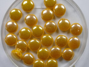 DD-93110-28303 Sunflower Yellow Full Light AB DiscDuo Bead OP=OP