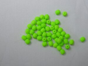FP1-04-25142AL Neon Light Yellow Green Czech Glass Facet Firepolish 4mm 50 stuks - Afbeelding 1