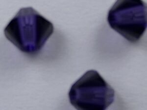 SW-04-PV 4 mm Purple Velvet Swarovski Element Bicones - Afbeelding 1