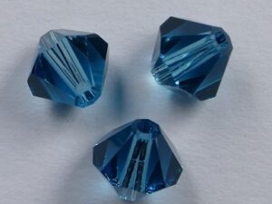 6 mm Indicolite Swarovski Element Bicones - Afbeelding 1
