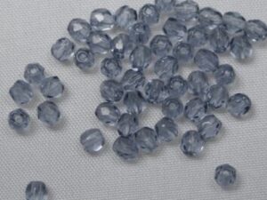 FP1-03-30320 Montana Blue Czech Glass Facet Firepolish 3mm 50 stuks - Afbeelding 1