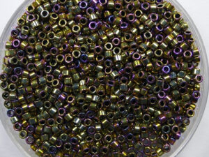 DB-11-0029 Metallic Golden Olive Iris Miyuki Delica's 11/0 - Afbeelding 1