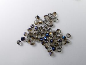 FP1-04-00030BR Blue Iris Crystal Czech Glass Facet Firepolish 4mm 50 stuks