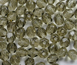 FP1-04-40020 Black Diamond Czech Glass Facet Firepolish 4mm 50 stuks