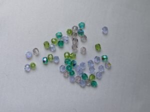 FPR03MIX21 Czech Glass, Firepolish beads, 3 mm, Mix Lavender Garden - Afbeelding 1