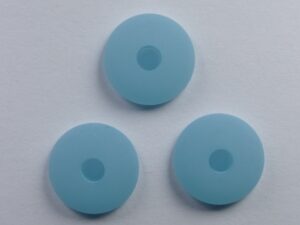 Pol-hr10-20 10 mm Polaris halfronde kraal, turquoise