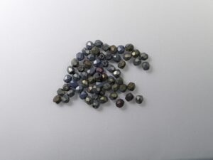 FP1-03-21115JT Matte Iris Brown Czech Glass Facet Firepolish 3mm 50 stuks - Afbeelding 1
