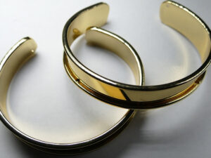 Metalen armband Goldplated