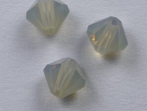 SW-04-LGO 4 mm Light Grey Opal Swarovski Element Bicones