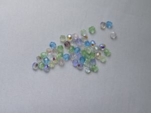 FPR03MIX15 Czech Glass, Firepolish beads, 3 mm, Mix Spring Flowers - Afbeelding 1