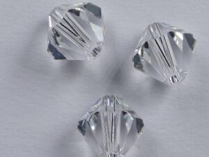 6 mm Crystal Swarovski Element Bicones - Afbeelding 1