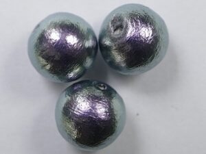 CP-12-673 Rich Gray Miyuki Cotton pearls 12 mm