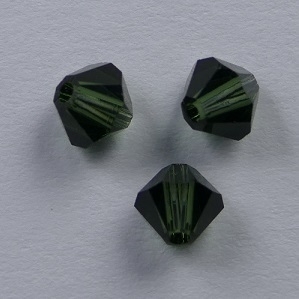 SW-04-TUR 4 mm Turmaline Swarovski Element Bicones - Afbeelding 1