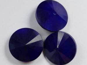 Rivoli, 14 mm, Matubo, Opaque Blue - Afbeelding 1
