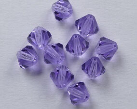 PrBic-06-VIO Violet Preciosa Bicones 6 mm 10 stuks - Afbeelding 1