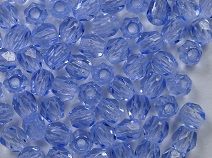FP1-03-30030 Midden Sapphire Czech Glass Facet Firepolish 3mm