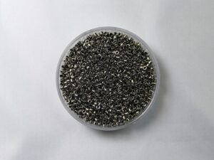 DB-11-0021 Plated Nickel Miyuki Delica's 11/0 - Afbeelding 1