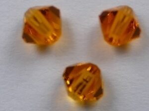 SW-04-SUN 4 mm Sun Swarovski Element Bicones - Afbeelding 1