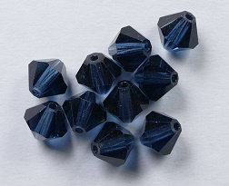 PrBic-06-MON Montana Preciosa Bicones 6 mm 10 stuks - Afbeelding 1