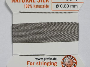 Parelzijde, maat 4, Grey - Afbeelding 1