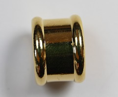 Magnetische 'bamboe'sluiting, 18x12 mm, Goudkleurig - Afbeelding 3