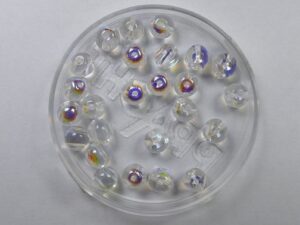 RounDuo Beads, 5 mm, Crystal AB - Afbeelding 1