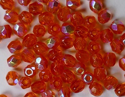 FP1-03-90030X Light Hyacinth AB Czech Glass Facet Firepolish 3mm 50 stuks