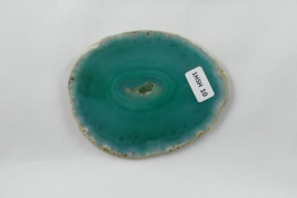 Agaatschijf, 86x68 mm, groen - Afbeelding 3