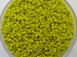 DB-11-2283 Opaque Glazed Frosted Yellow Miyuki Delica's 11/0