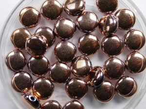 DD-23980-27100 Jet Capri Gold Full DiscDuo Bead OP=OP